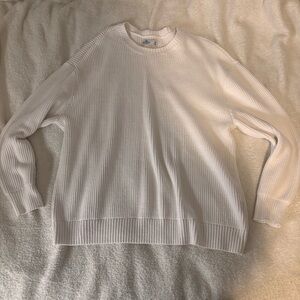 Hollister White Sweater